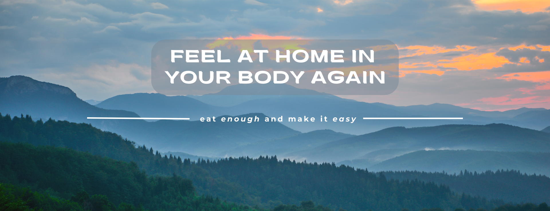 website banner and headline